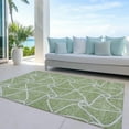 thumbnail image 6 of Addison Rugs Chantille Indoor/Outdoor Transitional Geometric Aloe Washable Rectangle Rug, 9' x 12', 6 of 6