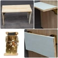 thumbnail image 4 of Minkissy 4Pcs Heavy Duty Locking Hinges Golden SPCC Metal For Homeowners DIY Enthusiasts, 4 of 4