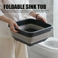 thumbnail image 3 of Collapsible Sink Tub, Lightweight Plastic Foldable Washbasin Thickened  for Kitchen for Camping, 3 of 7