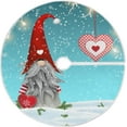 thumbnail image 1 of FMSHPON Scandinavian Christmas Traditional Gnome Tomte StandingRed Heart Xmas Christmas Tree Skirt Stand Mat for Holiday Party Decoration Indoor Outdoor 48 inches, 1 of 6