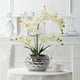 thumbnail image 4 of Flores artificiales Injueey orquídea blanca decoración multicolor, 4 of 6