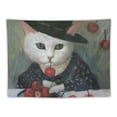 thumbnail image 5 of Orinice Cute Cat Tapestry Wall Hanging Unique Style for Home Decor Living Room Bedroom Farmhouse Dorm - Mother's Day Gift 40x30inch, 5 of 6