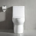 thumbnail image 4 of DeerValley DV-1F52816 One Piece Toilet Ceramic 1.28 GPF Dual Flush Elongated Standard Toilets in White, 4 of 22