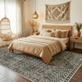 thumbnail image 2 of CHITOOMA 6'x9' Area Rugs for Living Room, Washable Boho Moroccan Rug Soft Vintage Distressed Geometric Tribal Area Rug for Bedroom Dining Room Office with Non-Slip Backing, Stain Resistant Non-Shed, 2 of 9