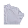thumbnail image 6 of Qiylii Women Front Zipper Cropped Tops, Solid Color Slim Fit T-shirts, 6 of 9