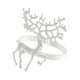 thumbnail image 2 of Anillos de servilleta con forma de ciervo, anillo de reno con forma de alce para servilletas de cena, porta servilletas Plata, 2 of 9