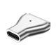 thumbnail image 1 of Adaptador hembra tipo C PD de aleación de aluminio con luz indicadora para MacBook Air/Pro, 1 of 7