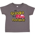 thumbnail image 3 of Inktastic My Grandpa is a Firefighter with Fire Truck Boys or Girls Toddler T-Shirt, 3 of 5