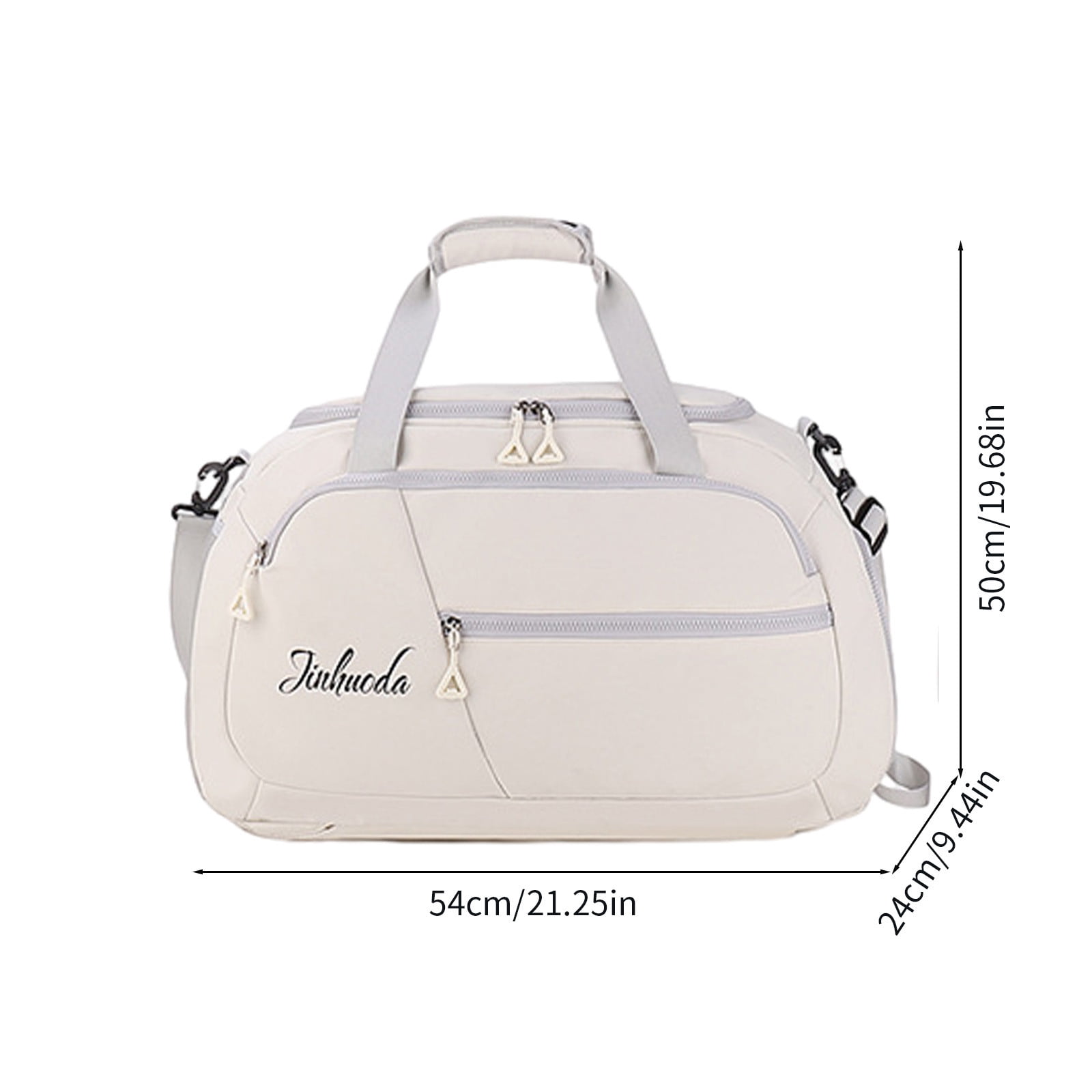 maho Multi Functional Shoulder And Portable Fitness Travel Bag Sports Fitness Bag Good Quality Swimming Yoga Training Bag Leisure Travel Bag White on Clearance