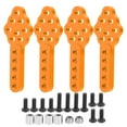 thumbnail image 1 of M Buder Juego de 4 Soportes Amortiguadores de Aleación de Aluminio Placa Base de Montaje Altura Ajustable para Coche RC a Escala 1/10 Crawler SCX10 Anaranjado (5 cm / 2 in), 1 of 9