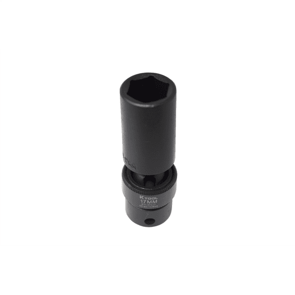 K Tool International Socket Impact Flex 17mm 3/8 in. Dr Deep