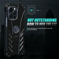 thumbnail image 6 of ELEHOLD Heavy Duty Metal Case for iPhone 15 Pro Max Hollow Design Heat Dissipation Rugged Military Grade Aluminum Alloy Metal Bumper Shockproof Protection Armor Case for 6.7" iPhone 15 Pro Max, 6 of 8