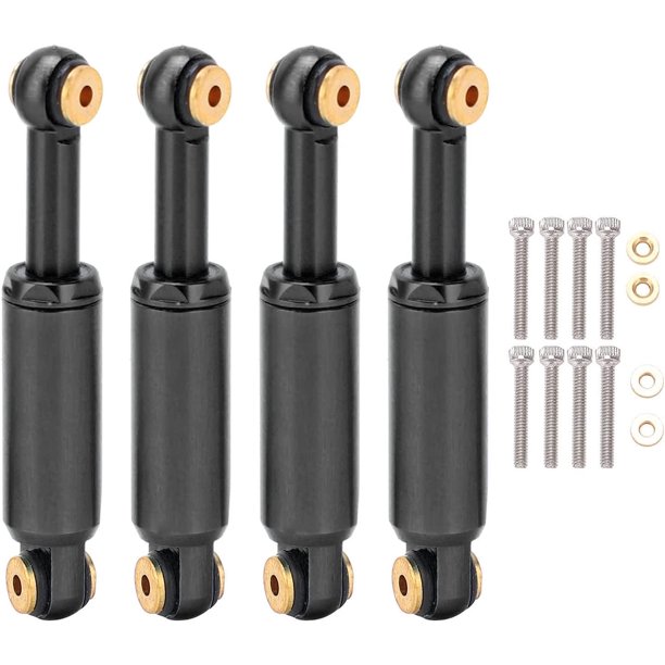 Amortisseur de Voiture RC 1/24 accesorios de modelo de simulación Axial SCX24 90081 C10 alliage d'aluminium CNC amortisseur à ressort intégré