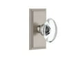 thumbnail image 5 of Grandeur Carpro_Psg_238 Carre Solid Brass Rose Passage Door Knob Set - Nickel, 5 of 6