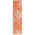 thumbnail image 2 of SAFAVIEH Beach House Declan Botanical Indoor/Outdoor Runner Rug, Orange/Ivory, 2'2" x 10', 2 of 16