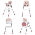 thumbnail image 2 of Dream On Me Portable 2-in-1 Table Talk Baby High Chair, Convertible, Compact and Light Weight, Pink, 2 of 38