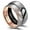 Men 6, variant on Couple's Matching Heart Ring, His or Her Matching Wedding Band in Stainless Steel, for Men or Women, Comfort Fit（1 Pair,A male ring and a female ring）