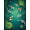 Teal Green, Pattern 3, variant on ODIKA Golf Topographic Koi Landscape Pond Blade Motifs Layers Cartoon Stain Resistant Flatwoven for Entryway, Kitchen, Mudroom