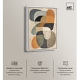 thumbnail image 2 of Ricole 2 Canvas Midcentury Abstract Wall Art by Art Remedy, White Frame, 16" x 24", 2 of 7