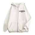 thumbnail image 3 of Style Printed Hooded Jacket for Women with Comfortable Wear and Versatile Daily Use in All Seasons, 3 of 4