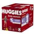 thumbnail image 4 of Huggies Little Movers Baby Diapers, Mega colossal pack, Size 8, 62 Count, 4 of 9