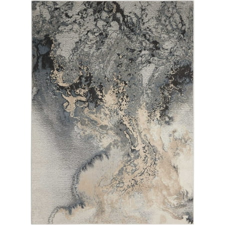 rug grey area abstract nourison maxell anegada ft latitude run zoom hover magnifying glass
