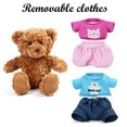 thumbnail image 1 of BenBen 10 in Peluche Oso de Peluche Marrón con Ropa Extraíble, Paquete de 2 Oso Bebé de Pe BenBen BenBen, 1 of 2