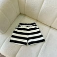 thumbnail image 5 of Ketyyh-chn99 Baby Toddler Girl Shorts Kids Toddler Boys Girls Shorts Waist Plaid/Striped Waist Shorts Pants Bottoms for 4-5 Years,Beige, 5 of 5