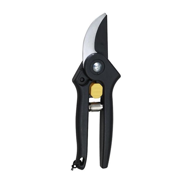 CHAO Podadora con cuchillas afiladas, Recubrimiento antiadherente de cuchillas de acero de alta calidad, Longitud: 18,6 cm, Negro