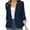 Navy Blue, variant on XFLWAM Business Blazers for Women Casual Fall Open Front Long Sleeve Work Office Suit Dressy Lightweight Y2K Jackets Outfits Black L