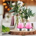 thumbnail image 4 of 12 velas de cactus, velas suculentas de plantas artificiales, velas de rosa de cera de té para el día de San Valentín para fiestas, bodas, día de la madre, regalos de decoración del hogar Adepaton HMHZ275-3, 4 of 8