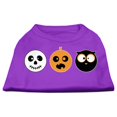 thumbnail image 1 of The Spook Trio Screen Print Dog Shirt Purple Xs (8), 1 of 1