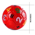 thumbnail image 3 of Balón de fútbol infantil con letras y números | Balón educativo para niños de preescolar | Balón ligero y suave para jugar en interiores y exteriores, 3 of 6