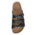 thumbnail image 3 of Cushionaire Lela Cork Footbed Sandal for Women - Triple Band Slide Sandal with Genuine Suede Insoles and +Comfort, 3 of 6