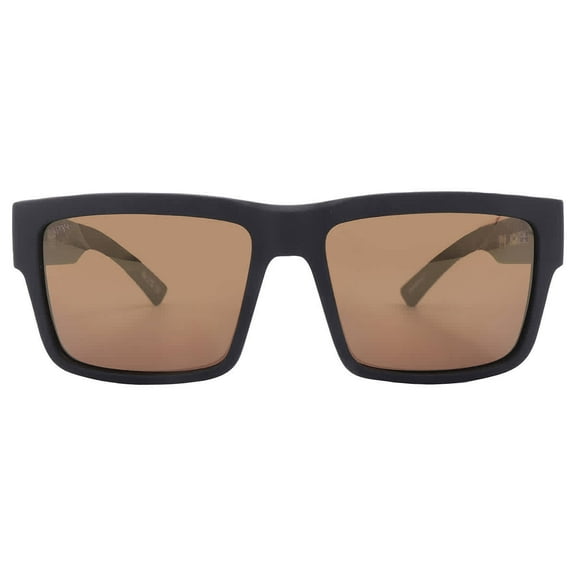 Spy Optic Montana Men’s Sunglasses with Black Soft Matte Frame and HD Plus Bronze with Gold Spectra Lens
