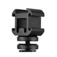 thumbnail image 1 of 3 x 3 Hot Shoe Mount Holder Bracket Adapter for LED Light Monitor Microphone Camera, 1 of 5