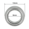 thumbnail image 4 of SMR138ZZ Deep Groove Ball Bearing 8mm x 13mm x 4mm Double Shielded Stainless Steel 5pcs, 4 of 4