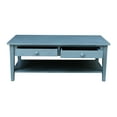 thumbnail image 5 of Spencer Blue Wood Coffee Table, 5 of 11