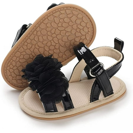 

Infant Baby Girls Summer Sandals Flower Soft Sole Newborn Toddler First Walker Crib Dress Shoes