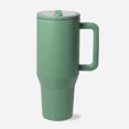 thumbnail image 3 of Taza termal del agua de la paja del acero inoxidable de la botella aislada 32/40oz para los deportes del coche, 3 of 8