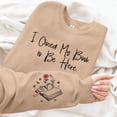 thumbnail image 4 of Chandails en Molleton Bookish pour Femmes, Pullovers Graphiques Amusants, Chemises pour Amateurs de Livres, Col Rond Décontracté, Manches Longues, 4 of 4