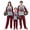 Gray, variant on LuLiaMenton Christmas Family Pajamas Sleepwear Set, Plaid Gnome Kids 2-3T