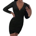 thumbnail image 1 of Ketyyh-chn99 Robes de Soirée pour Femmes Élégantes Robe d'Été Élégante Mode Féminine Robe de Soirée Noire,S, 1 of 5