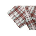 thumbnail image 7 of Inglocry Mens Button Down Shirts Regular Fit Short Sleeve Casual Plaid Flannel Shirt Hawaiian Shirt For Men Red 3XL, 7 of 7