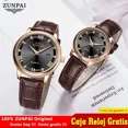 thumbnail image 3 of Set De Relojes Zunpai Original Para Parejas, De Piel A La Mo, 3 of 8
