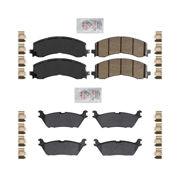 AmeriBrake Premium Ceramic Brake Pads with hardware for Ford F150 2021-2022