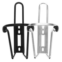 4 PCS Bike Water Bottle Holder for Outdoor (With Screw, Black, Silver)