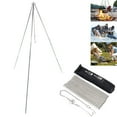 thumbnail image 1 of VONKY Trépied Allongé 4 Sections pour Réchaud de Camping, Trépied de Cuisson Extérieur, Support de Pot Portable et Solide, 1 of 1