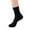 Black, variant on MZXELPRJD No Show Socks Womens Winter Solid Color Brushed Thick Plush Warm Socks Home Socks Ski Socks Moon Socks, Womens Socks Size 9-11 White