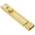 thumbnail image 1 of Miangastore Slide Latch Adhesive Inside Door Latch French Door Flush Bolt Clasp Lock, 1 of 8